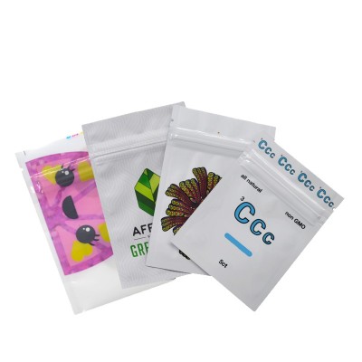 Custom Printed 420 Runtz Resealable Zip lock Small Packaging 3 Side Seal Smell Proof Mylar Pouch Bags