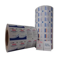 Plastic film packaging paper/baby wipes packaging film PET packaging film low price