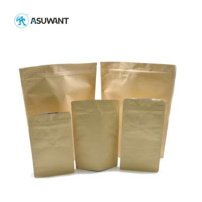 Low Cost Custom Logo Printed Laminated Small Aluminium Foil Nut Beef Jerky Packaging Bags with Zip Lock